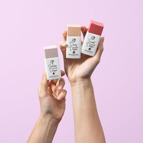 W7 Dewy Glow Drops | Liquid Highlighter for Radiant Skin
