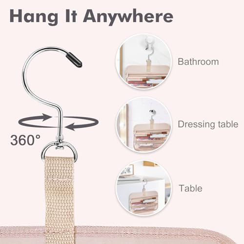 Wedama Large Hanging Toiletry Bag, Waterproof Travel Cosmetic Organizer