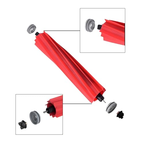 Roborock Compatible Replacement Rubber Main Brush - 3 Pack