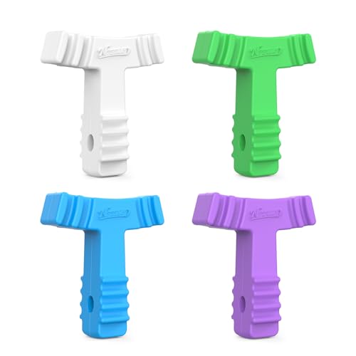 NFETLLD 4 Pcs Aligners Chewies Multicolor – Medical-Grade Silicone Teeth Tray Seaters