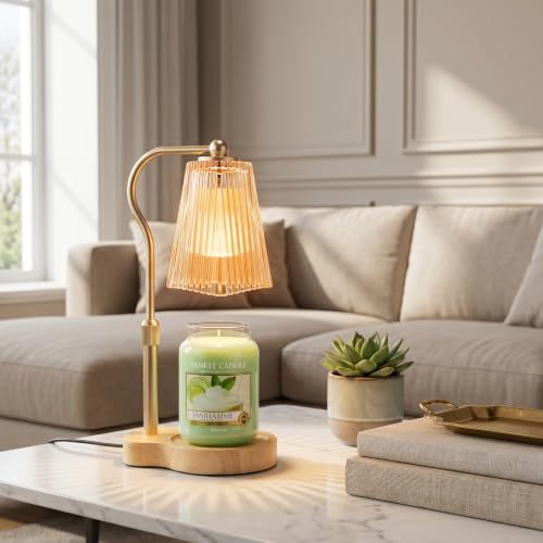 Candle Warmer Lamp with Brightness Control | Kid & Pet Safe Aromatherapy