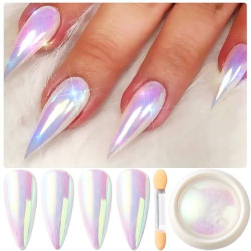 Holographic Unicorn Chrome Nail Powder with Applicator | 1g