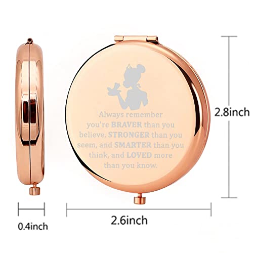 Compact Makeup Mirror with Frog Design - P-Frog Mirror Gift