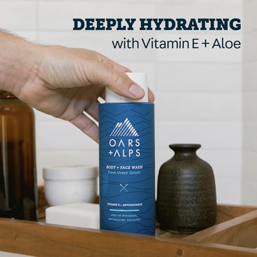 Oars + Alps Men's Body & Face Wash - Moisturizing 13.5 Fl Oz