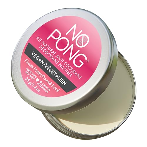 No Pong Flower Power Vegan Deodorant 35g - Aluminum-Free