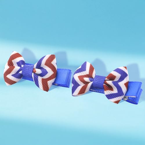 60 Pcs Mini Baby Girl Hair Bows Clips - Soft Ribbon for Infants