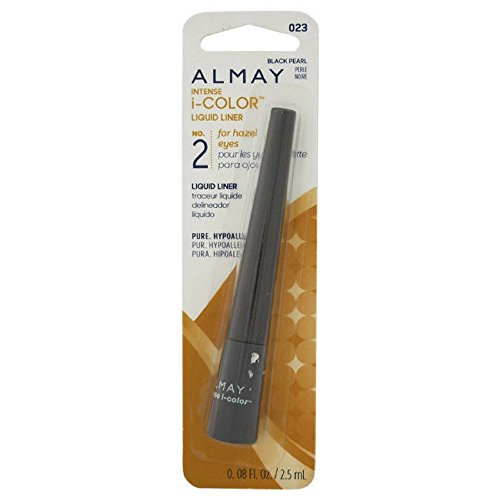 Almay Intense i-Color Liquid Liner, Black Pearl - Hypoallergenic Eyeliner