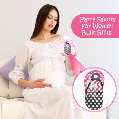 Pickmesh 36 Pcs Baby Shower Favor Sets with Manicure Kits Thank You Cards & Organza Bags