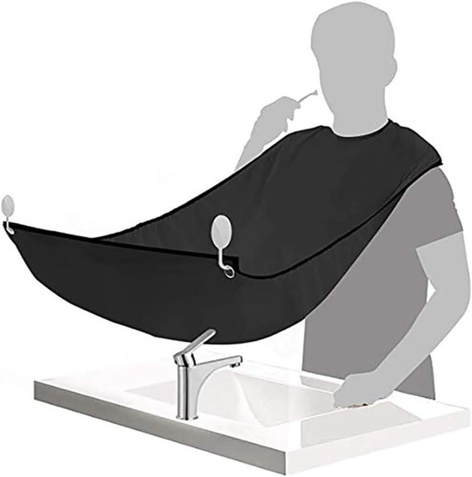 Beard Trimming Hair Catcher Apron - Adjustable Waterproof Bib for Easy Grooming | Perfect Gift for Men & Dads