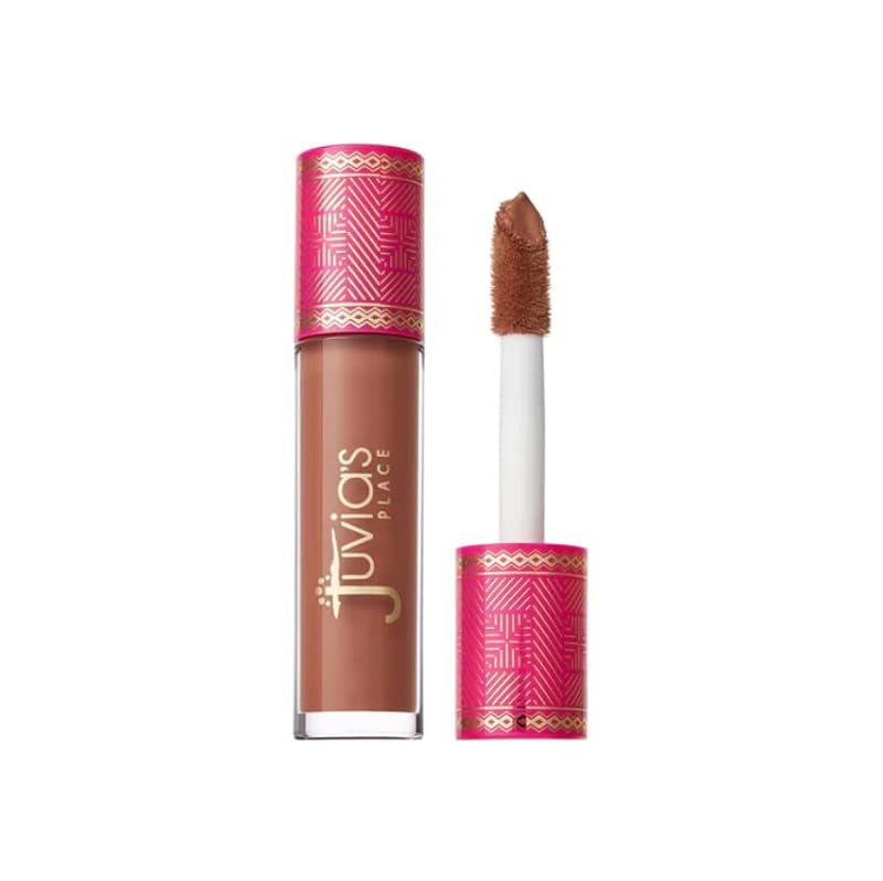 Juvia's Place Caramel Rose Lip Gloss - Hydrating, Long-Lasting, High Shine, Non-Sticky, 16 oz