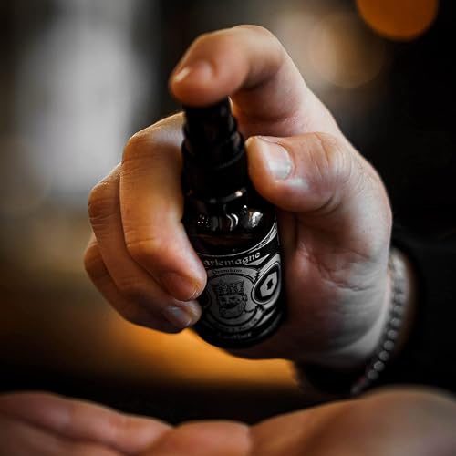 Charlemagne Beard Oil for Men - 30ml Vanilla Tobacco Scent, Vegan Grooming Oil