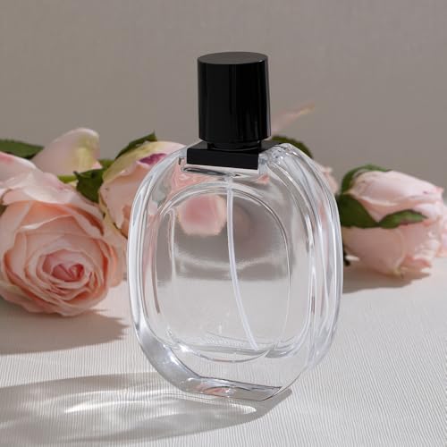 50ml Refillable Glass Perfume Spray Bottle Travel Dispenser for Women & Men