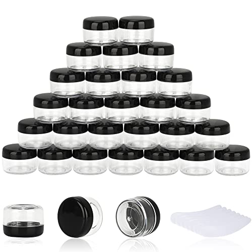 100PCS 5 Gram Sample Containers, 5ml Empty Jars with Lids, Small
