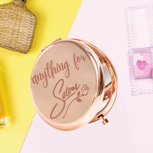 KEYCHIN Como La Flor Pocket Mirror Anything For-rg Compact Makeup Mirror Fans Gift