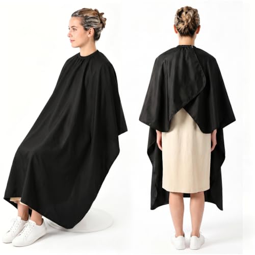 Professional Barber Cape - Extra Large 56x63 inches for Hair Cutting & Coloring