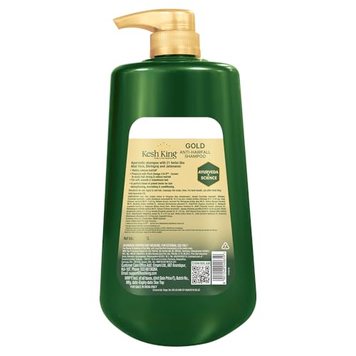 Kesh King Ayurvedic Anti-Hair Fall Shampoo with 21 Herbs, 1000ml