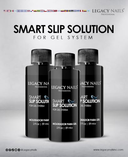 Legacy Nails Smart Slip Solution 2oz - Professional Gel Application
