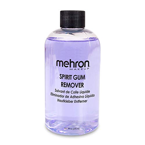 Mehron Makeup Spirit Gum Adhesive Remover 9 Fl Oz - Professional SFX Makeup Removal