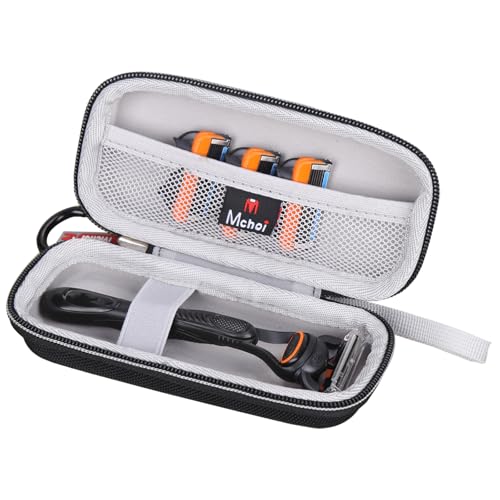 Mchoi Hard Carrying Case for Fusion5 Razor - Grey Travel Case