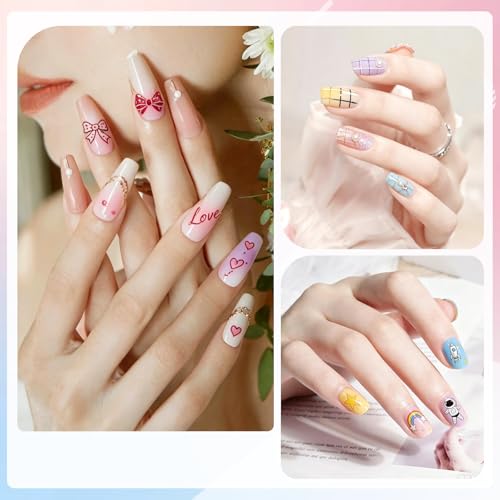 Biutee 20PCS Nail Art Stamping Kit with Plates & Silicone Stamper