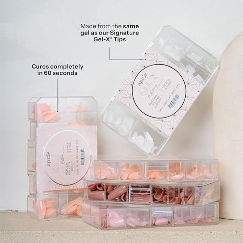 Aprés Neutrals Gel-X Soft Gel Nail Tips - Natural Round Medium (150pcs)