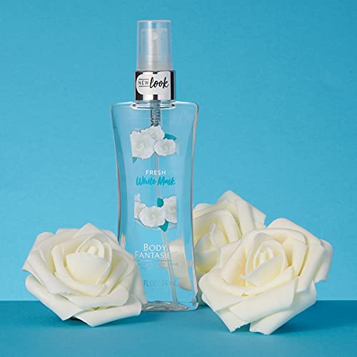 Body Fantasies Fresh White Musk Body Spray - 8 Oz (Pack of 2)