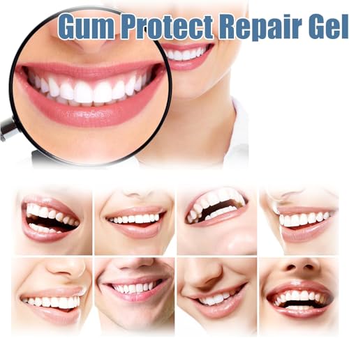HEDGAUCP Gum Protect Dental Gel, Sulfate-Free Mint Whitening Paste - 3 Pack