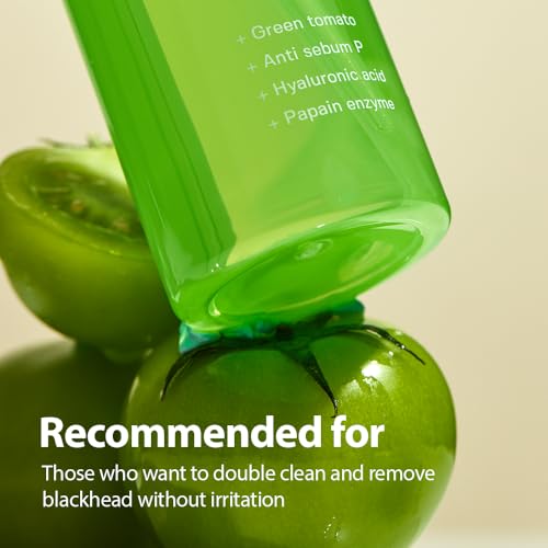 SUNGBOON EDITOR Green Tomato Cleansing Oil - Makeup Remover & Blackhead Treatment, 7.05 fl oz