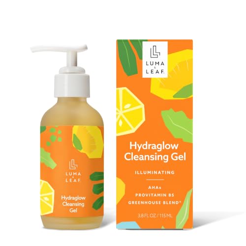 Luma & Leaf Vitamin C Brightening Enzyme Face Wash - Gentle Exfoliating Gel