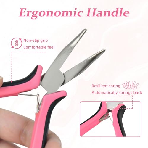 Micro Link Hair Extension Pliers Kit for Nano Rings & Styling