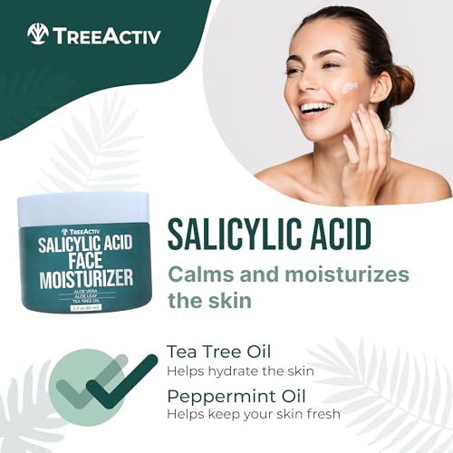 TreeActiv Acne Eliminating Face Cream for Sensitive Skin - 2 fl oz