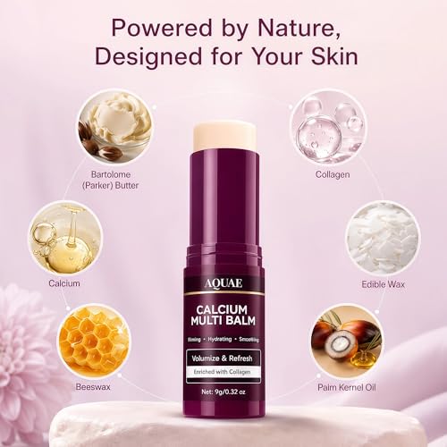 Aquae Calcium Multi Balm Stick for Face, Eyes, Lips & Neck