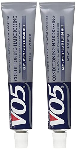 VO5 Conditioning Hairdressing for Gray & Silver Blonde Hair - 1.5 oz (Pack of 2)