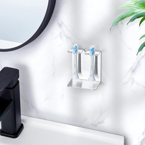 YAYINLI Stainless Steel Toothbrush Holder - Wall-Mounted & Tabletop
