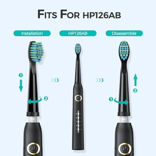 TEETHEORY 6 Replacement Electric Toothbrush Heads - DuPont 3D Design