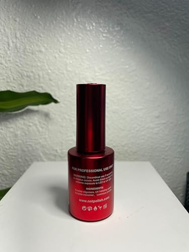Notpolish Glow-It Gel Top Coat - Glow in the Dark Finish, 15ml