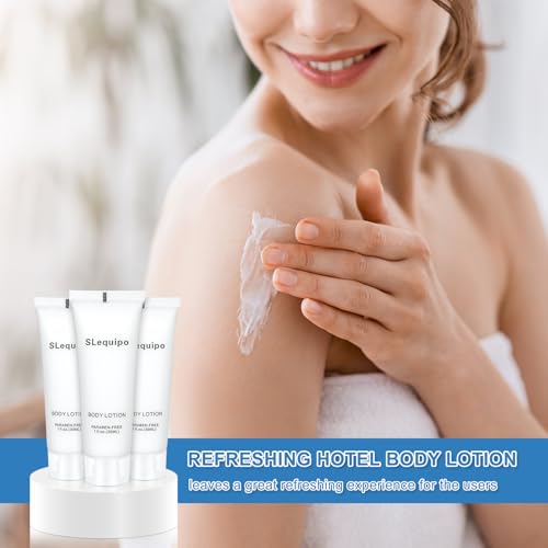 SLequipo Travel Size Body Lotion - 1 fl oz, 30 Pack Bulk for Hotel Guests