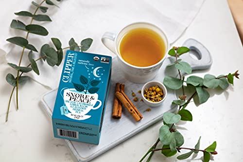 Clipper Snore & Peace Herbal Tea - 1.06 Ounce Relaxation Blend