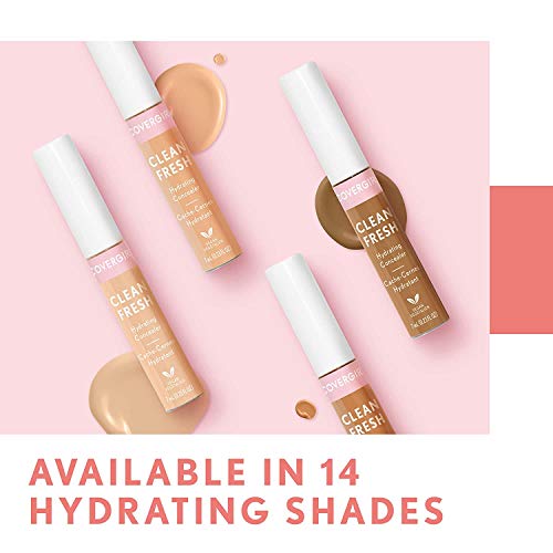 COVERGIRL Clean Fresh Hydrating Concealer, Light Medium, 0.23 Fl Oz (Pack of 2)