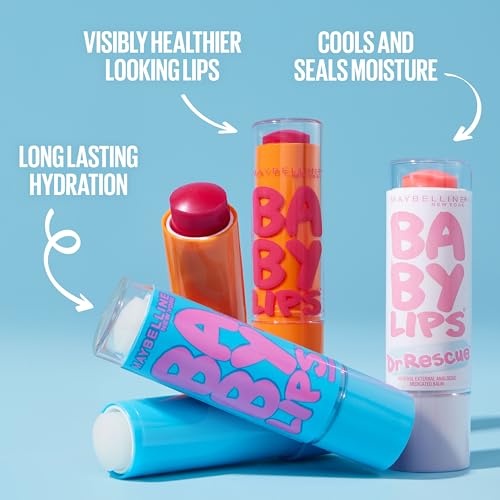 Maybelline Baby Lips Moisturizing Lip Balm 3-Pack - Hydrating Lip Care Set
