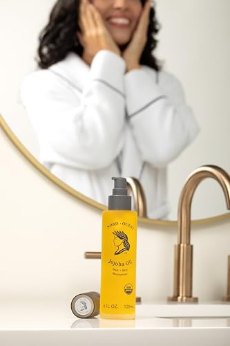 Nord-Ouest USDA Organic Jojoba Oil - 4 oz Cold-Pressed Skin & Hair Care