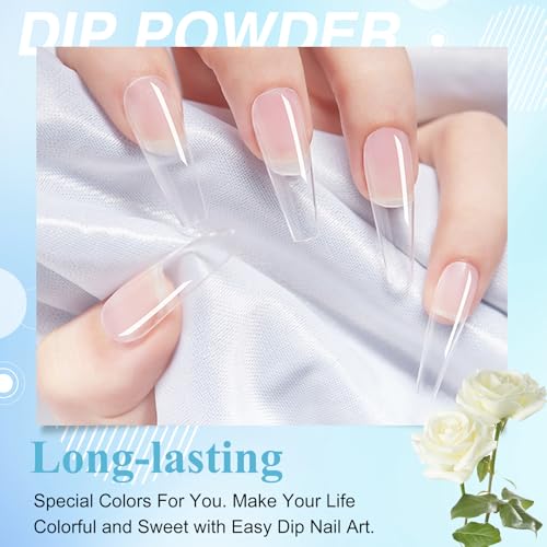 Honey Joy Clear Dip Powder 50g - Long-Lasting Nail Art, No Lamp Needed