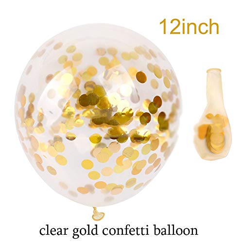 Welcome Home Balloon Banner with Star Confetti - 24 Pack Gold