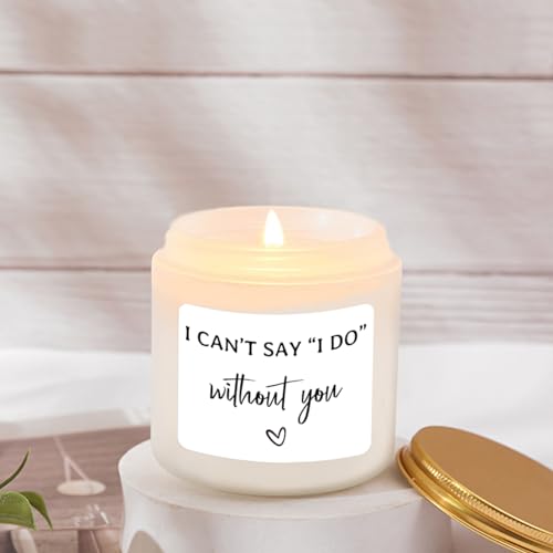 Lavender Soy Wax Candle - Bridesmaid Proposal Gift - 4oz