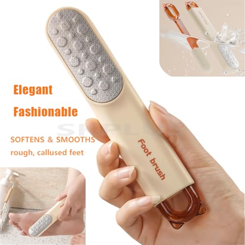 2-in-1 Stainless Steel Foot File & Callus Shaver with 31 Blades