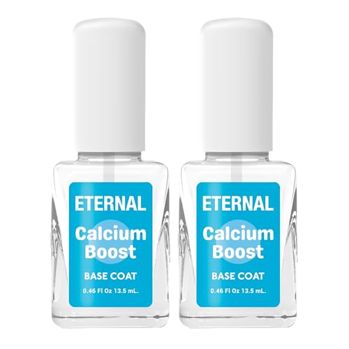 Eternal Calcium Nail Builder Gel - 13.5mL Clear Nail Strengthener & Fast Drying Treatment