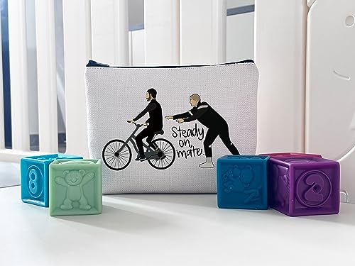 Steady On Mate Canvas Makeup Bag - TV Show Inspired Cosmetic Organizer
