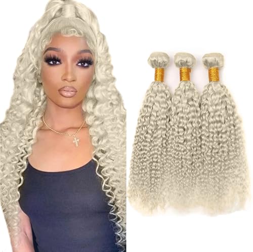 Vinmdonm 88 Water Wave Blonde Human Hair Bundles - 14, 16, 18 Inch