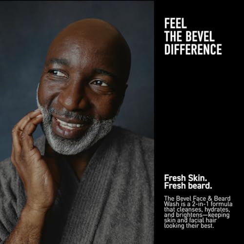 Bevel Face & Beard Wash with Tea Tree Oil & Witch Hazel - Hydrating Cleanser