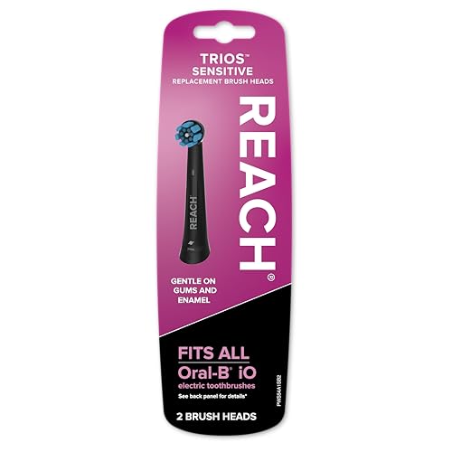 Reach Sensitive Replacement Toothbrush Heads for Oral-B iO - 2 Pack